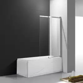 Шторка для ванны Cezares SLIDER 80 см, SLIDER-VF-11-80/150-C-Cr, профиль Хром, стекло Прозрачное