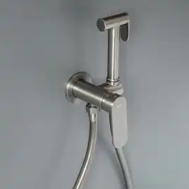 Гигиенический душ со смесителем AVS Beauty оружейная сталь, 811-531-GM