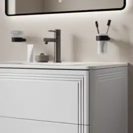 Тумба с раковиной IDDIS Oxford Neo 80, подвесная, Белая, OXN80W0i95K