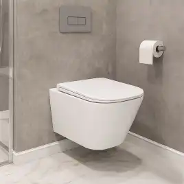 Унитаз подвесной Azario ESCONDA AZ-2805E подвесной, безободковый, со смывом 