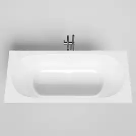 Ванна Salini ORNELLA AXIS KIT 170х75 103513M из материала S-Sense, Белая матовая