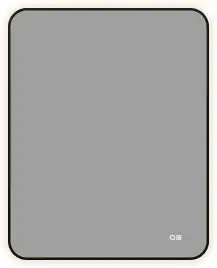 Зеркало Aquanet Контур 1000х800 LED TX с подогревом, черный, 367663