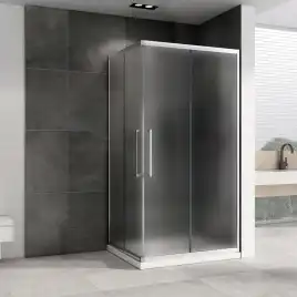 Душевой уголок ABBER Schwarzer Diamant 120х90 см, AG02129MH, профиль хром, стекло матовое