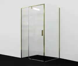 Душевой уголок WasserKRAFT Aisch 55P 120х90 55P07 профиль Золото стекло Прозрачное