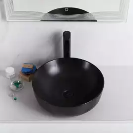 Раковина накладная BelBagno 410х410х130 BB1315-H301, цвет Черный