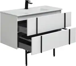 Тумба под раковину Allen Brau Reality 100 1.32007.WM белый матовый