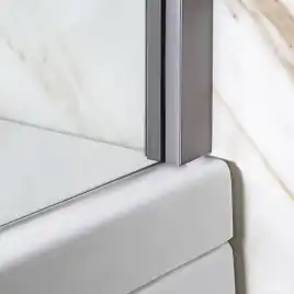 Шторка на ванну AVS Асти Дуо 100 см правая профиль оружейная сталь, прозрачное стекло, 803-0016-150-5545R-WS-T