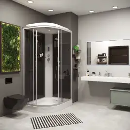 Душевая кабина Niagara Classic 120х80х215 NG-3512-14RP низкий поддон, без гидромассажа, 35121433RP