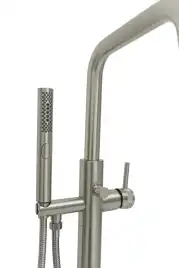 Напольный смеситель для ванны Allen Brau Priority 5.31008-BN, однорычажный, с внутренней частью, Никель брашированный