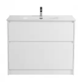 Тумба под раковину BelBagno KRAFT-1000-2C-PIA-BO напольная Bianco Opaco