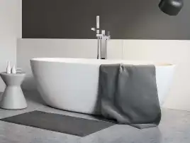 Напольный смеситель для ванны Aquatek Либра AQ1645CR, однорычажный, с внутренней частью, Хром