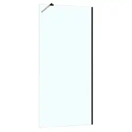 Душевая перегородка Azario Walk-in 120 AZ-251-120-MB-CL стекло 8 мм прозрачное, профиль Черный матовый