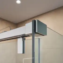Душевой уголок BelBagno SOFT_CLOSE-1-AH-1-160/90-C-Cr стекло прозрачное, профиль Хром
