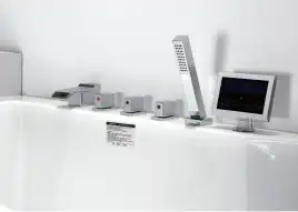 Акриловая ванна Gemy G9066 II K L 171х86 с гидромассажем, левая