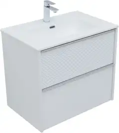 Тумба под раковину Aquanet Вита 70 белый матовый, подвесная, 330476