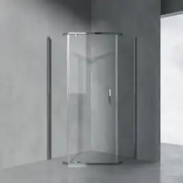 Душевой уголок AVS Трапеция 90x90 профиль хром, стекло прозрачное, 803-0023-195-9090-CR-T