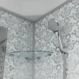 Душевая кабина Niagara Luxe 90х90х210 NG-7701W низкий поддон, без гидромассажа