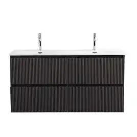 Тумба под раковину BelBagno UNO-1200-4C-SO-GSO подвесная, Темно-Серый Матовый