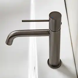 Смесители для раковины AVS Slimmer 811-100-GM, оружейная сталь