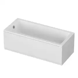 Акриловая ванна Cezares PLANE SOLO MINI 160х70 PLANE SOLO MINI-160-70-42-W37 прямоугольная, Белая