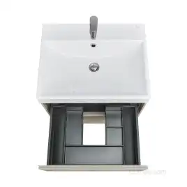 Тумбы под раковину Roca Ona 60 A857613510 подвесная, цвет, Бежево-серый матовый