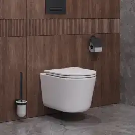 Подвесной унитаз CEZARES LINER CZR-38083-49-TH-TOR/SC, со смывом TORNADO, с сиденьем микролифт