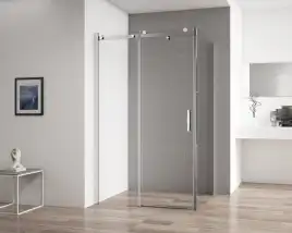 Душевой уголок CEZARES STYLUS-SOFT-AH-1-150/90-C-Cr стекло Прозрачное, профиль Хром