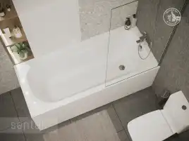 Акриловая ванна Santek Тенерифе 170х70 1WH302207 прямоугольная, Белая