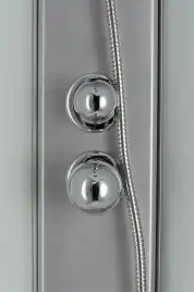 Душевая кабина Loranto 100х80 CS-5180-13R F, низкий поддон, цвет профиля сатин