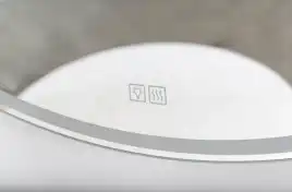 Зеркало BelBagno SPC-RNG 100х100 SPC-RNG-1000-LED-TCH-WARM с подстветкой, сенсорный выключатель, с подогревом