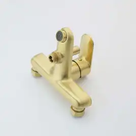 Смеситель для ванны Aquatek Ника AQ1840BG, Золото матовое