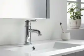 Смеситель для раковины Aquatek Классик AQ1510CR, однорычажный, цвет Хром