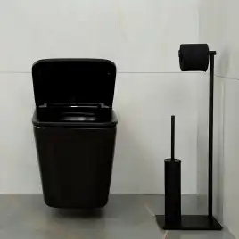 Унитаз подвесной AVS Куб 801-0035-P-R-MB безободковый, черный матовый