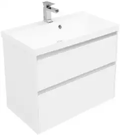 Тумба под раковину Aquanet Гласс 80 белый 238361