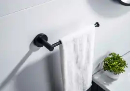 Держатель полотенец Aquatek Европа AQ4119MB, Черный матовый