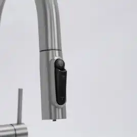 Смеситель для кухни AVS PureRiver 811-171-BN с выдвижным изливом, брашированный никель