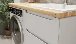 Столешница под раковину Jorno WOOD  120 Wood.06.122/LW Дерево светлое