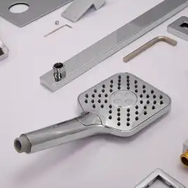 Встраиваемая душевая система AVS CUBE 811-221-CR, хром