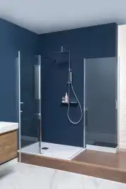 Душевая дверь Aquanet Cinetic 80 см, AE12-N-80H190U-CT, профиль Хром, стекло Прозрачное