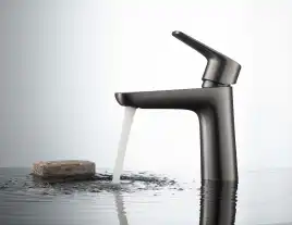 Смеситель для раковины Aquatek Бетта AQ1110BGM, Оружейная сталь