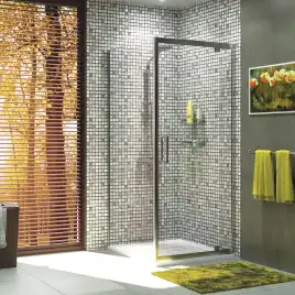 Душевой уголок WasserKRAFT Berkel 48P 90х80 48P20 профиль Хром стекло Прозрачное