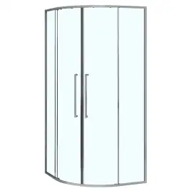 Душевой уголок Azario 90х90 AZ-S43-90-MGR-CL, профиль графит матовый, стекло Прозрачное