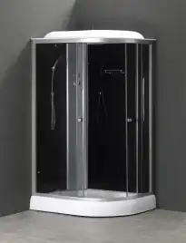 Душевая кабина Loranto 120х80 CS-66121L G 120 с низким поддоном, левая