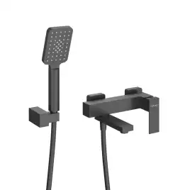 Смеситель для ванны и душа Cezares SLIDER-VD-NOP, Черный матовый