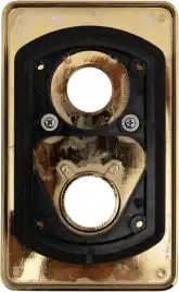 Смеситель для ванны Allen Brau Priority 5.3U123-GB (с внутренней частью, 3 выхода) золото браш