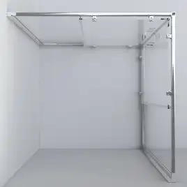 Душевой уголок Vincea Garda 120х100 VSS-1G1012CL, профиль хром, стекло Прозрачное