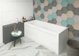 Акриловая ванна Aquatek Мия 120х70, Eco-friendly MIY120-0000001, Белая