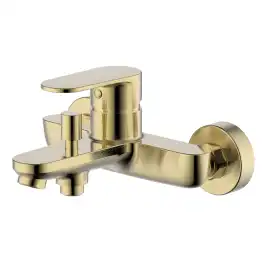 Смеситель для ванны Aquatek Ника AQ1840BG, Золото матовое