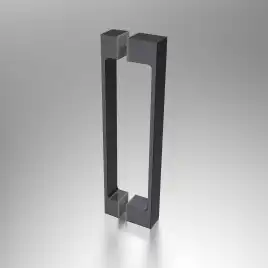 Душевая дверь Vincea Alpha 60 VDP-3AL600CLGM, распашная, профиль вороненая сталь, стекло прозрачное