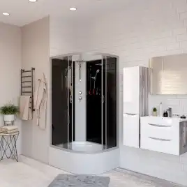 Душевая кабина Niagara Classic 120х80х210 NG-2510-14LBKT высокий поддон, без гидромассажа, 25101434LBKT